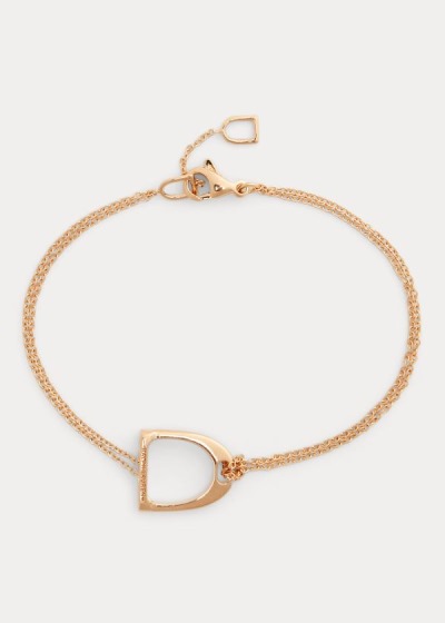 Pulsera Ralph Lauren Mujer Rosas Dorados - 18K - HSQDG9305